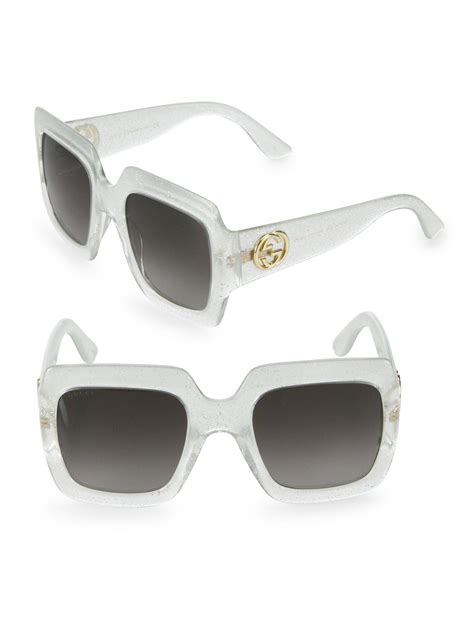 gucci oversized sunglasses glitter|gucci photochromic sunglasses.